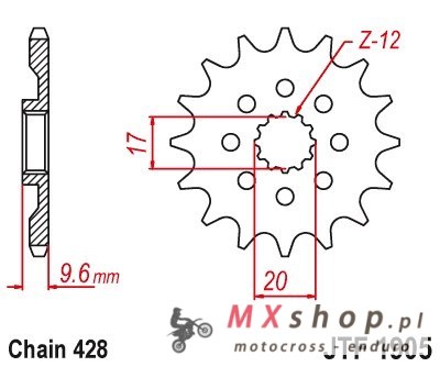 JT ZĘBATKA PRZEDNIA 2084 13 KTM SX 85 18-24, HUSQVARNA TC 85 18-24 (JTF1905.13)* (ŁAŃC. 428) JT ZĘBATKA PRZEDNIA 2084 13 KTM SX 85 18-24, HUSQVARNA TC 85 18-24 (JTF1905.13)* (ŁAŃC. 428)