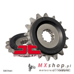 JT ZĘBATKA PRZEDNIA 580 16 Z GUMĄ YAMAHA FZ 6/R6/FZ750 (58016JTRB) (ŁAŃC. 530)