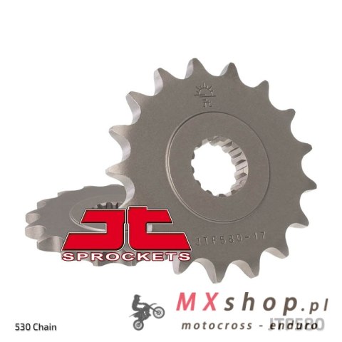 JT ZĘBATKA PRZEDNIA 580 17 YAMAHA FZR 1000/ FZ6/ R6 (58017JT) (ŁAŃC. 530) JT ZĘBATKA PRZEDNIA 580 17 YAMAHA FZR 1000/ FZ6/ R6 (58017JT) (ŁAŃC. 530)