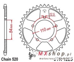 JT ZĘBATKA TYLNA 4734 40 HONDA CMX 500 REBEL 17-23 (ŁAŃC.520) (473440JT)