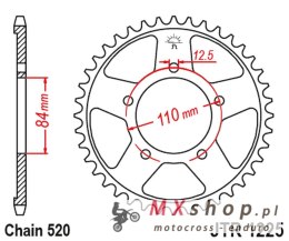 JT ZĘBATKA TYLNA 4734 40 HONDA CMX 500 REBEL 17-23 (ŁAŃC.520) (473440JT)