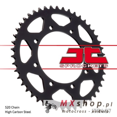 JT ZĘBATKA TYLNA 491 43 KAWASAKI KLR 650C '95-'03 (49143JT) (ŁAŃC. 520) JT ZĘBATKA TYLNA 491 43 KAWASAKI KLR 650C '95-'03 (49143JT) (ŁAŃC. 520)