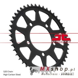 JT ZĘBATKA TYLNA 795 39 SUZUKI GS 500 E/F 88-10 (79539JTZBK) (ŁAŃC. 520) KOLOR CZARNY