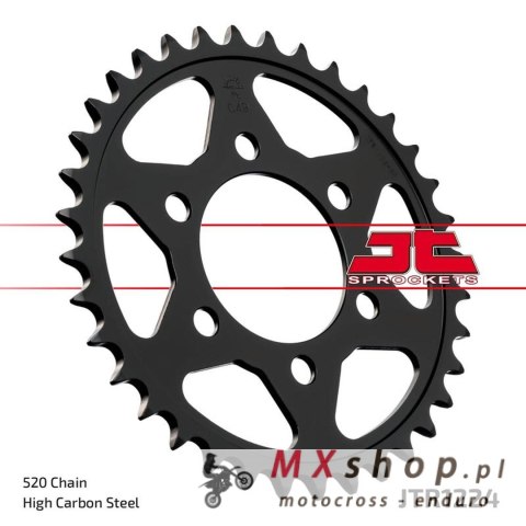 JT ZĘBATKA TYLNA HONDA CBF 250R ABS '18-'19, CB 300R '19 (JTR1224.36)* (ŁAŃC. 520) JT ZĘBATKA TYLNA HONDA CBF 250R ABS '18-'19, CB 300R '19 (JTR1224.36)* (ŁAŃC. 520)