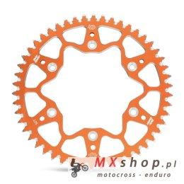 MOTO-MASTER ZĘBATKA TYLNA ALUMINIOWA T7075 (ERGAL) 899 49 (89949) KOLOR POMARAŃCZOWY KTM/HUSQVARNA/HUSABERG (JTA897.49) (ŁAŃC. 5