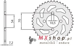 SUNSTAR ZĘBATKA TYLNA 4304 42 HONDA CBR 125 '04-'10 (JTR1206.42) (ŁAŃC. 428) (430442JT)