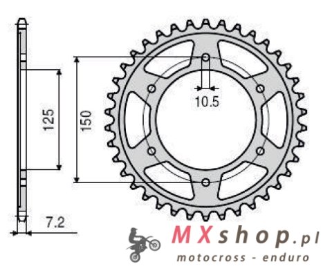 SUNSTAR ZĘBATKA TYLNA 4454 44 KTM 950/990/1190 ADVENTURE / R LC8 '03-'16 (JTR899.44) (ŁAŃC. 525) (445444JT) SUNSTAR ZĘBATKA TYLNA 4454 44 KTM 950/990/1190 ADVENTURE / R LC8 '03-'16 (JTR899.44) (ŁAŃC. 525) (445444JT)