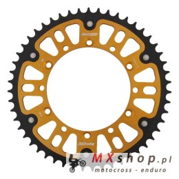 SUPERSPROX PROMOCJA ZĘBATKA TYLNA 489 51 STEALTH (STALOWO-ALUMINIOWA) KAWASAKI KX/KXF '84-18 (JTR460.51) KOLOR ZŁOTY