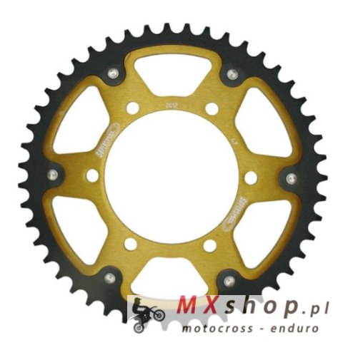 SUPERSPROX WYPRZEDAŻ ZĘBATKA TYLNA STEALTH (STALOWO-ALUMINIOWA) 498 45 KAWASAKI ZZR 600 90-92, SUZUKI GSXR 750 SRAD 96-97 (499-4 SUPERSPROX WYPRZEDAŻ ZĘBATKA TYLNA STEALTH (STALOWO-ALUMINIOWA) 498 45 KAWASAKI ZZR 600 90-92, SUZUKI GSXR 750 SRAD 96-97 (499-4