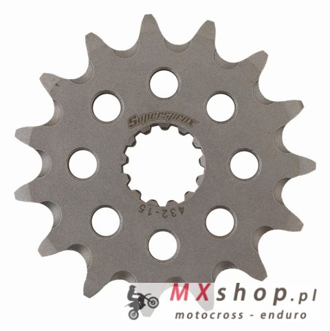 SUPERSPROX ZĘBATKA PRZEDNIA 435 15 SAMOOCZYSZCZAJĄCA SUZUKI DRZ 400, DR 350, RM 250 '08-'12 (JTF432.15) (ŁAŃC. 520) SUPERSPROX ZĘBATKA PRZEDNIA 435 15 SAMOOCZYSZCZAJĄCA SUZUKI DRZ 400, DR 350, RM 250 '08-'12 (JTF432.15) (ŁAŃC. 520)