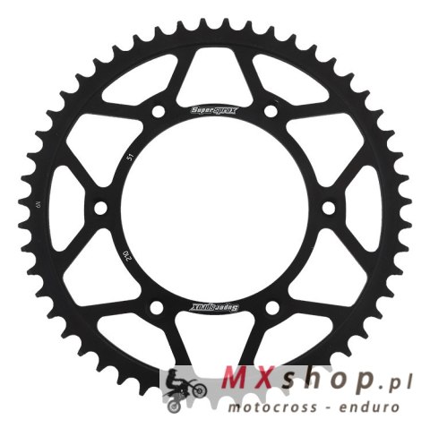 SUPERSPROX ZĘBATKA TYLNA 289 51 HONDA CR/CRF '83-'16 (JTR210.51) KOLOR CZARNY STALOWA SUPERSPROX ZĘBATKA TYLNA 289 51 HONDA CR/CRF '83-'16 (JTR210.51) KOLOR CZARNY STALOWA