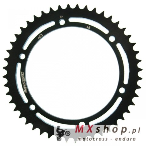 SUPERSPROX ZĘBATKA TYLNA 463 48 KAWASAKI KMX 125 '86-'03 (JTR463.48) (ŁAŃC. 428) KOLOR CZARNY STALOWA SUPERSPROX ZĘBATKA TYLNA 463 48 KAWASAKI KMX 125 '86-'03 (JTR463.48) (ŁAŃC. 428) KOLOR CZARNY STALOWA