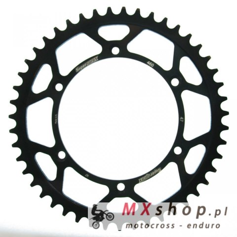 SUPERSPROX ZĘBATKA TYLNA 489 47 KAWASAKI KX/KXF `84-18 (JTR460.47) KOLOR CZARNY STALOWA SUPERSPROX ZĘBATKA TYLNA 489 47 KAWASAKI KX/KXF `84-18 (JTR460.47) KOLOR CZARNY STALOWA
