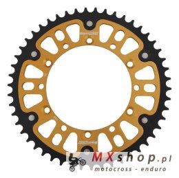 SUPERSPROX ZĘBATKA TYLNA 489 50 STEALTH (STALOWO-ALUMINIOWA) KAWASAKI KX/KXF `84-18 (JTR460.50) KOLOR ZŁOTY