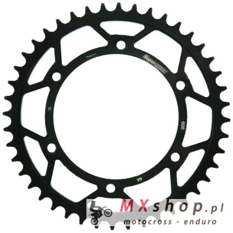 SUPERSPROX ZĘBATKA TYLNA 808 44 SUZUKI DRZ 400 '00-'24 (JTR808.44) KOLOR CZARNY STALOWA SUPERSPROX ZĘBATKA TYLNA 808 44 SUZUKI DRZ 400 '00-'24 (JTR808.44) KOLOR CZARNY STALOWA