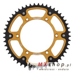 SUPERSPROX ZĘBATKA TYLNA 808 49 STEALTH (STALOWO-ALUMINIOWA) SUZUKI RM/RMZ (JTR808.49) KOLOR ZŁOTY