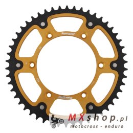 SUPERSPROX ZĘBATKA TYLNA 808 50 STEALTH (STALOWO-ALUMINIOWA) SUZUKI RM/RMZ (JTR808.50) KOLOR ZŁOTY