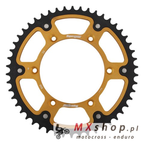 SUPERSPROX ZĘBATKA TYLNA 808 50 STEALTH (STALOWO-ALUMINIOWA) SUZUKI RM/RMZ (JTR808.50) KOLOR ZŁOTY SUPERSPROX ZĘBATKA TYLNA 808 50 STEALTH (STALOWO-ALUMINIOWA) SUZUKI RM/RMZ (JTR808.50) KOLOR ZŁOTY