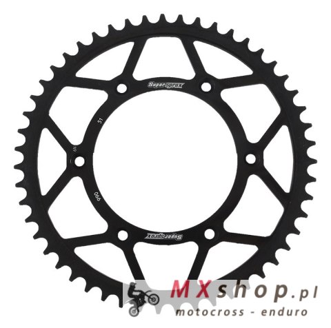 SUPERSPROX ZĘBATKA TYLNA 899 51 KTM SX/EXC (JTR897.51) KOLOR CZARNY STALOWA SUPERSPROX ZĘBATKA TYLNA 899 51 KTM SX/EXC (JTR897.51) KOLOR CZARNY STALOWA