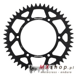SUPERSPROX ZĘBATKA TYLNA ALUMINIOWA 7075-T6 (ERGAL) 270 49 YAMAHA YZ/YZF '99-'18 (JTR251.49) (JTR245/2.49) KOLOR CZARNY