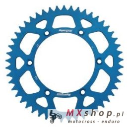 SUPERSPROX ZĘBATKA TYLNA ALUMINIOWA 7075-T6 (ERGAL) 270 49 YAMAHA YZ/YZF '99-'18 (JTR251.49) (JTR245/2.49) KOLOR NIEBIESKI