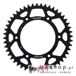 SUPERSPROX ZĘBATKA TYLNA ALUMINIOWA 7075-T6 (ERGAL) 289 48 HONDA CR/CRF '83-'16 (JTR210.48) KOLOR CZARNY