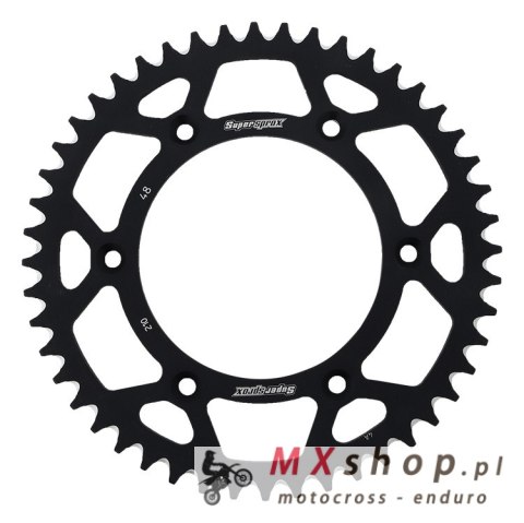 SUPERSPROX ZĘBATKA TYLNA ALUMINIOWA 7075-T6 (ERGAL) 289 48 HONDA CR/CRF '83-'16 (JTR210.48) KOLOR CZARNY SUPERSPROX ZĘBATKA TYLNA ALUMINIOWA 7075-T6 (ERGAL) 289 48 HONDA CR/CRF '83-'16 (JTR210.48) KOLOR CZARNY