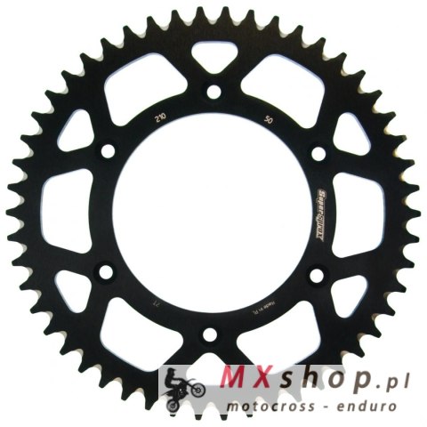 SUPERSPROX ZĘBATKA TYLNA ALUMINIOWA 7075-T6 (ERGAL) 289 50 HONDA CR/CRF/XR '83-'16 (JTR210.50) KOLOR CZARNY SUPERSPROX ZĘBATKA TYLNA ALUMINIOWA 7075-T6 (ERGAL) 289 50 HONDA CR/CRF/XR '83-'16 (JTR210.50) KOLOR CZARNY