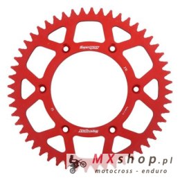 SUPERSPROX ZĘBATKA TYLNA ALUMINIOWA 7075-T6 (ERGAL) 289 52 HONDA CR/CRF '83-'16 (JTR210.52) KOLOR CZERWONY