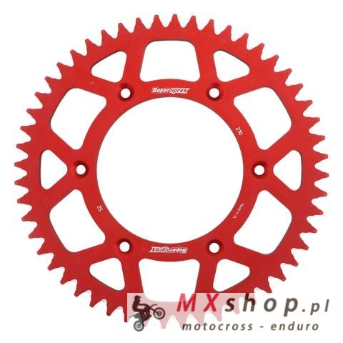 SUPERSPROX ZĘBATKA TYLNA ALUMINIOWA 7075-T6 (ERGAL) 289 52 HONDA CR/CRF '83-'16 (JTR210.52) KOLOR CZERWONY SUPERSPROX ZĘBATKA TYLNA ALUMINIOWA 7075-T6 (ERGAL) 289 52 HONDA CR/CRF '83-'16 (JTR210.52) KOLOR CZERWONY