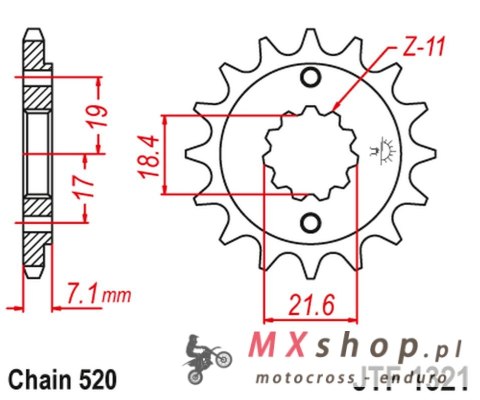 JT ZĘBATKA PRZEDNIA 2067 12 HONDA CBF 250, XR 250R (206712JT) (MOŻNA STOSOWAĆ JAKO 2506 12 ORAZ 2261 12) (ŁAŃC. 520) JT ZĘBATKA PRZEDNIA 2067 12 HONDA CBF 250, XR 250R (206712JT) (MOŻNA STOSOWAĆ JAKO 2506 12 ORAZ 2261 12) (ŁAŃC. 520)