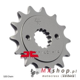 JT ZĘBATKA PRZEDNIA 2116 16 SUZUKI LTR 450 '06-'12, LTZ 400 '03-'13, RMX 450 '10-'13, KAWASAKI KFX 400, HYOSUNG TE 450 (211616JT