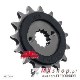 JT ZĘBATKA PRZEDNIA 2276 15 KTM 390 DUKE '13-'18, 390 RC '14-'18 (227615JTRB) (ŁAŃC. 520) Z GUMĄ