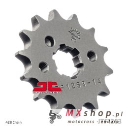 JT ZĘBATKA PRZEDNIA 263 12 SUZUKI RM 80/85, YAMAHA XT 125 R/X (26312JT) (ŁAŃC. 428)