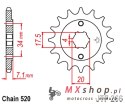 JT ZĘBATKA PRZEDNIA 266 14 HONDA CR 125 '79-'85 (26614JT) (ŁAŃC. 520)
