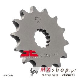 JT ZĘBATKA PRZEDNIA 433 15 SUZUKI GSF/GSX/RF 400 '86-94', TS/TM 250 '71-83' (ŁAŃC. 525) (43315JT)