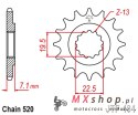 JT ZĘBATKA PRZEDNIA 434 13 SUZUKI DR 250 '82-'87, GZ 250, GN 250 (ŁAŃC. 520) (43413JT)