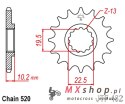 JT ZĘBATKA PRZEDNIA 435 11 SUZUKI RM 250 '87-'12 (43511JT) (ŁAŃC. 520)