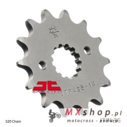 JT ZĘBATKA PRZEDNIA 438 15 SUZUKI GSX 400 F '81-'86, RG 250 GAMMA '83-'88 (43815JT) (ŁAŃC. 520) - MOŻE ZASTĄPIĆ JTF565.15 NA ZAM