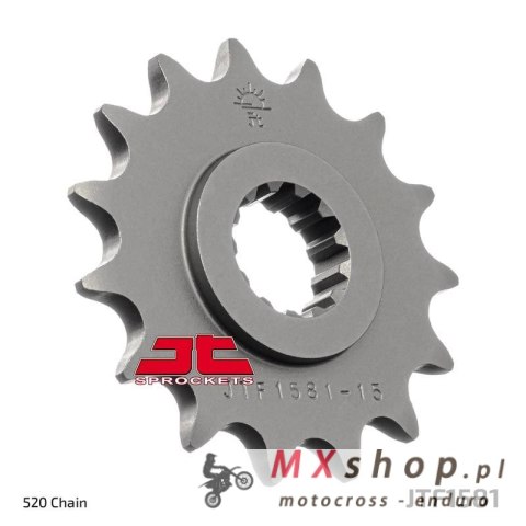 JT ZĘBATKA PRZEDNIA 566M 13 YAMAHA YZF R6 '99-20', FZ6 '04-09' (566M13JT) (ŁAŃC. 520) KONWERSJA