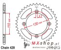 JT ZĘBATKA TYLNA 4306 48 ALUMINIOWA RACELITE HONDA CR 80/85 (430648JTA) (ŁAŃC. 420) KOLOR CZERWONY