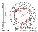 JT ZĘBATKA TYLNA 856 46 ALUMINIOWA RACELITE YAMAHA YZ/YZF '88-'98 (85646JTA) (ŁAŃC. 520) KOLOR CZARNY
