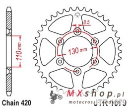 JT ZĘBATKA TYLNA CPI 50SM '06-12 (JTR1079.53)* (ŁAŃC. 520)