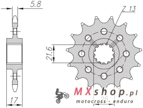 SUNSTAR ZĘBATKA PRZEDNIA 2042 15 HONDA CB 500F/X '13-'15, CBR 500R '13-'16, NC 700 '12-'14, CT/CTX 700 14 (JTF1381.15) (JTF1373. SUNSTAR ZĘBATKA PRZEDNIA 2042 15 HONDA CB 500F/X '13-'15, CBR 500R '13-'16, NC 700 '12-'14, CT/CTX 700 14 (JTF1381.15) (JTF1373.