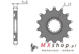 SUNSTAR ZĘBATKA PRZEDNIA 2141 14 KAWASAKI KXF 450 06-19, KAWASAKI KLX-R 450 '07-'21 (JTF1565.14) (JTF565.14) (ŁAŃC. 520) (56514)