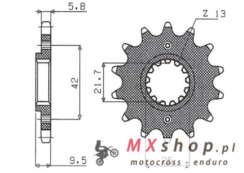 SUNSTAR ZĘBATKA PRZEDNIA 2273 14 KAWASAKI EX250/300 NINJA '08-'16 (JTF1539.14) (JTF516.14) (ŁAŃC. 520) 52314 (227314JT) SUNSTAR ZĘBATKA PRZEDNIA 2273 14 KAWASAKI EX250/300 NINJA '08-'16 (JTF1539.14) (JTF516.14) (ŁAŃC. 520) 52314 (227314JT)