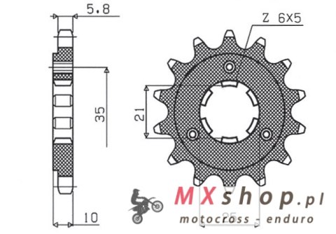SUNSTAR ZĘBATKA PRZEDNIA 412 15 SUZUKI DR 750S '88-'89, DR 800S BIG '88-'00 (JTF438.15) (ŁAŃC. 520) (41215JT) SUNSTAR ZĘBATKA PRZEDNIA 412 15 SUZUKI DR 750S '88-'89, DR 800S BIG '88-'00 (JTF438.15) (ŁAŃC. 520) (41215JT)