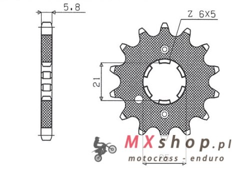 SUNSTAR ZĘBATKA PRZEDNIA 569 13 KAWASAKI KX 250 '87-'98, YAMAHA YZ 250 '77-'98 (JTF569.13) (ŁAŃC. 520) (56913JT) SUNSTAR ZĘBATKA PRZEDNIA 569 13 KAWASAKI KX 250 '87-'98, YAMAHA YZ 250 '77-'98 (JTF569.13) (ŁAŃC. 520) (56913JT)