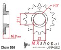 JT ZĘBATKA PRZEDNIA 443 15 YAMAHA XJ 600 DIVERSION '92-'03 (44315JT) (ŁAŃC. 520)