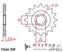 JT ZĘBATKA PRZEDNIA 825 13 HUSQVARNA TC/TE/TXC 250/310 '09-13' (82513JT) (ŁAŃC. 520)